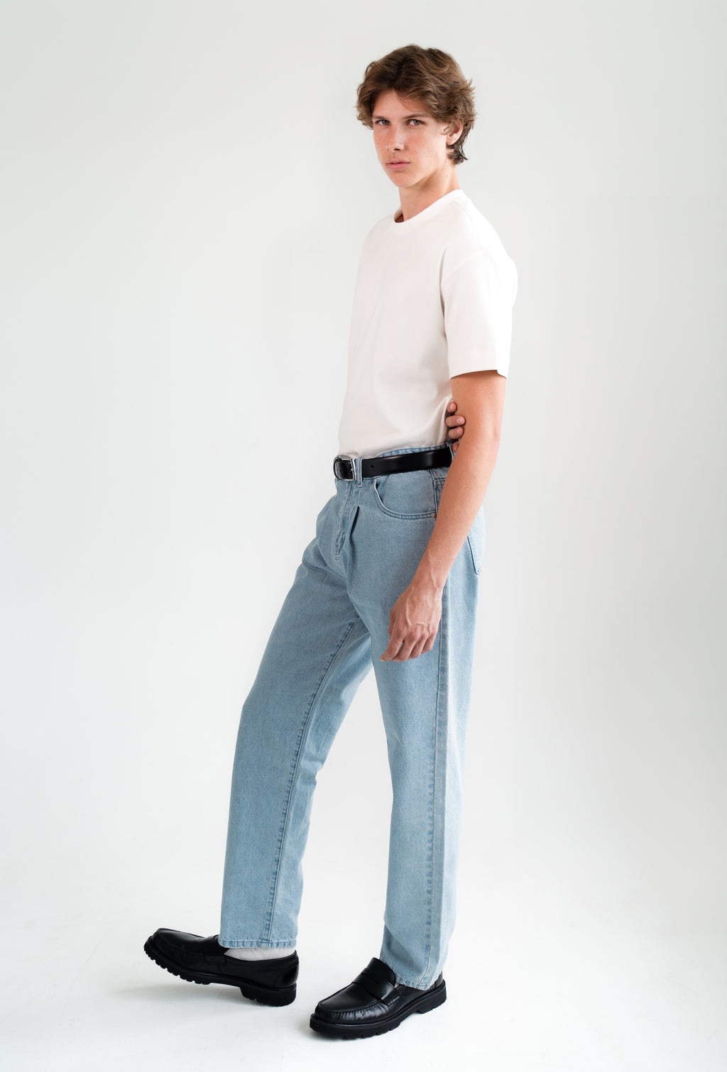Pleated Core Jeans