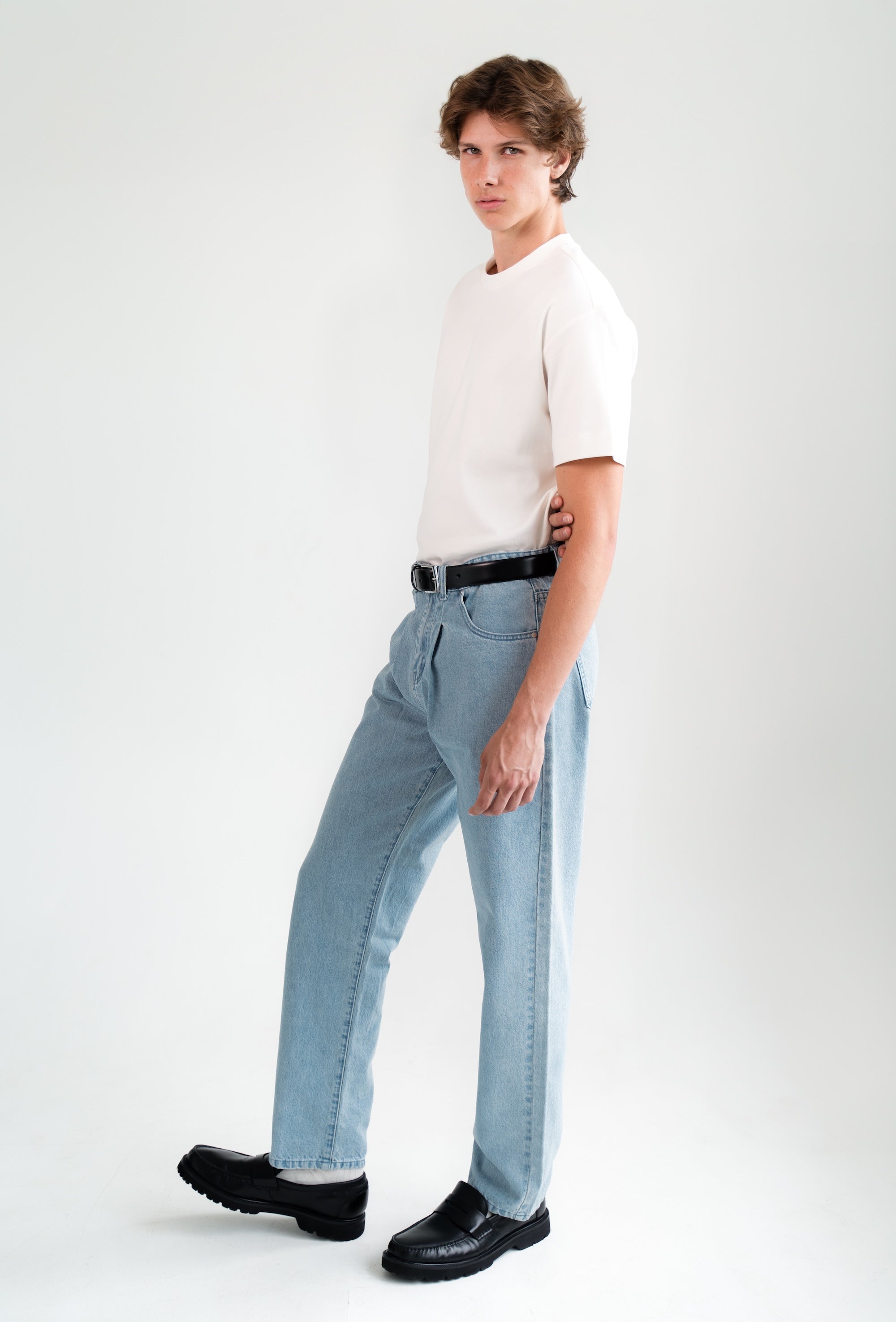 Pleated Core Jeans