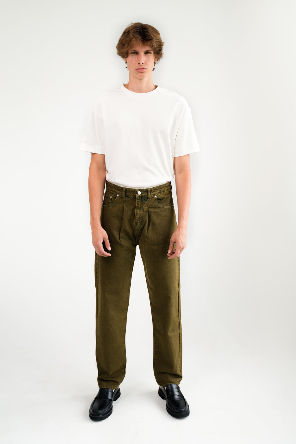 Pleated Core Jeans