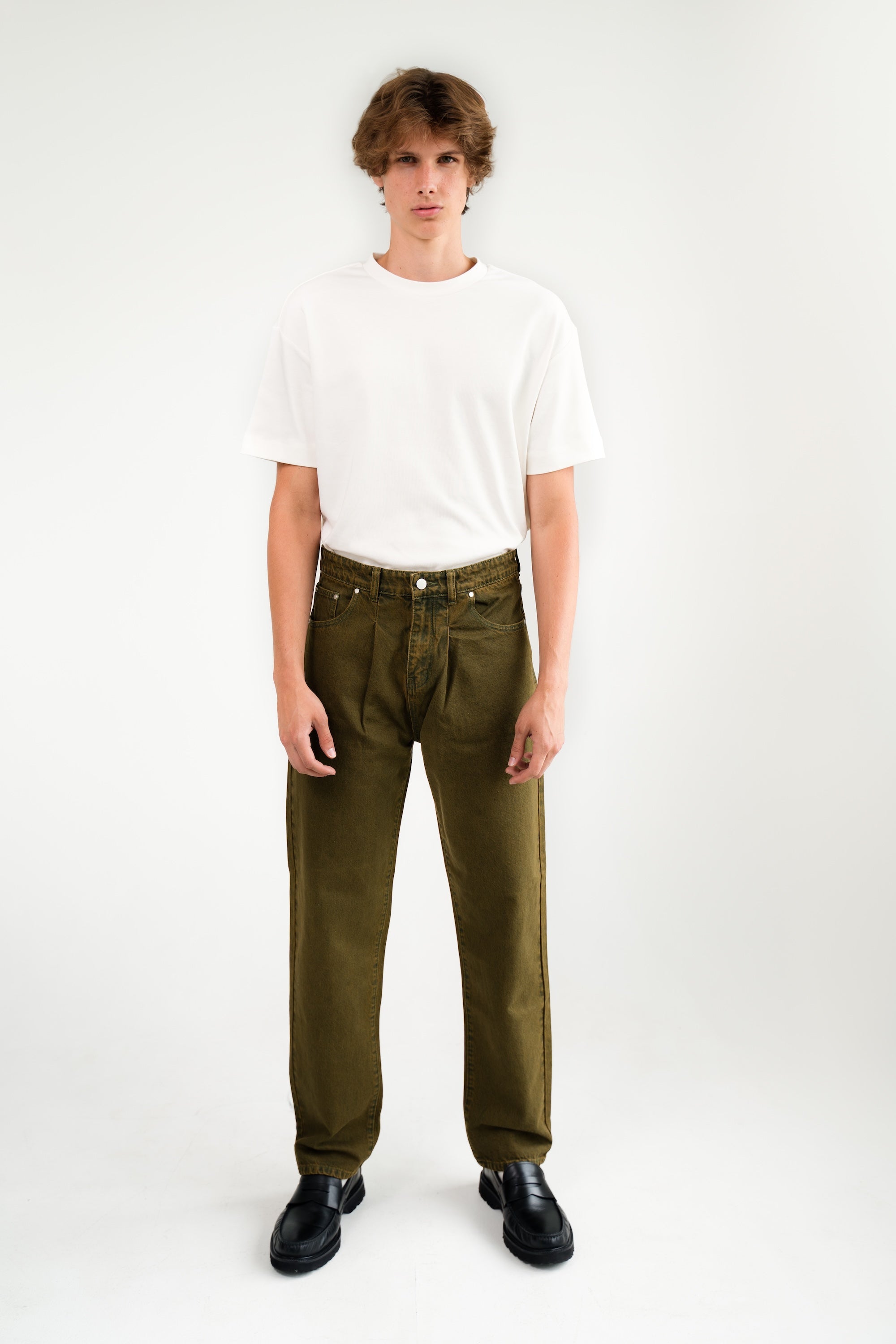 Pleated Core Jeans