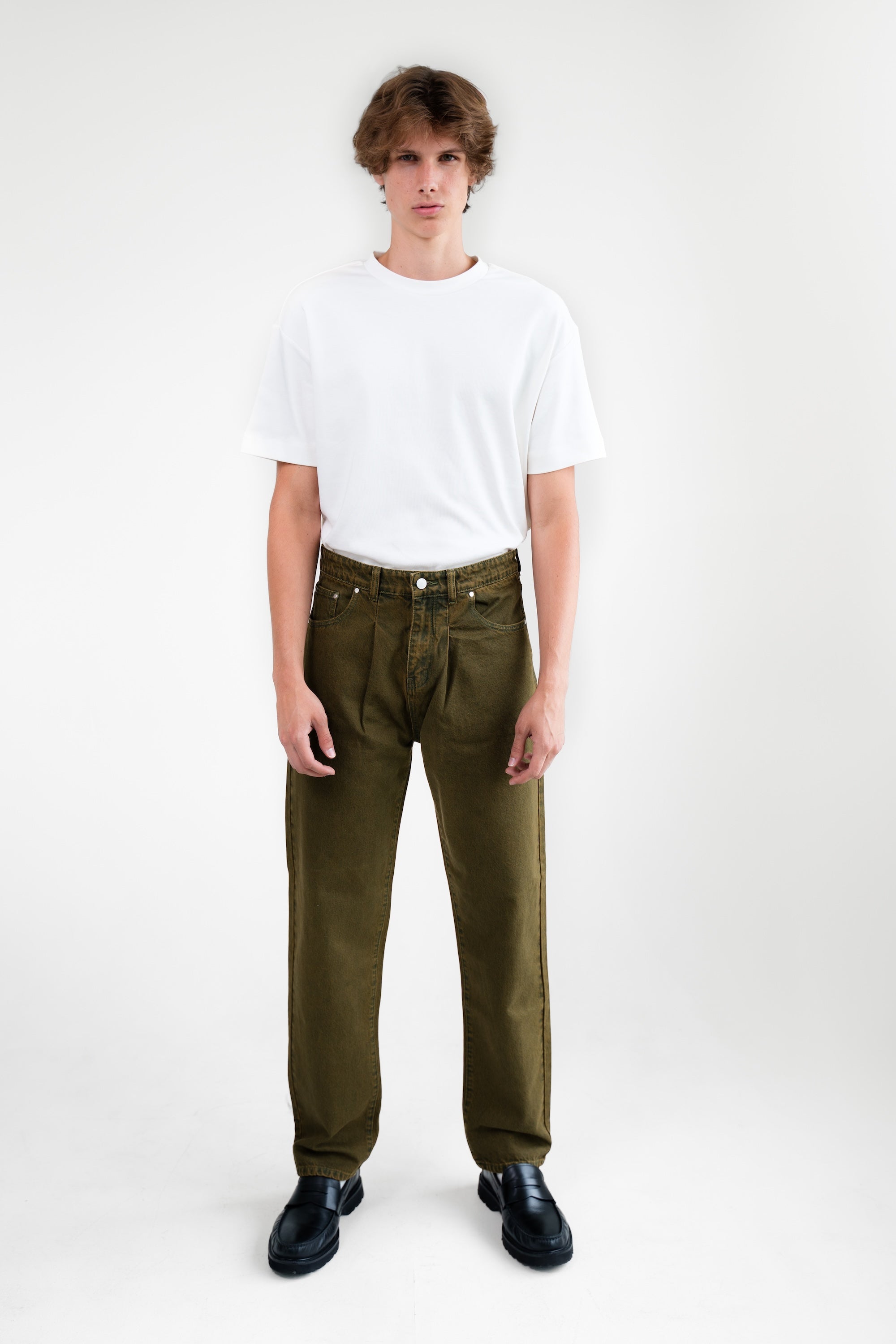 Pleated Core Jeans