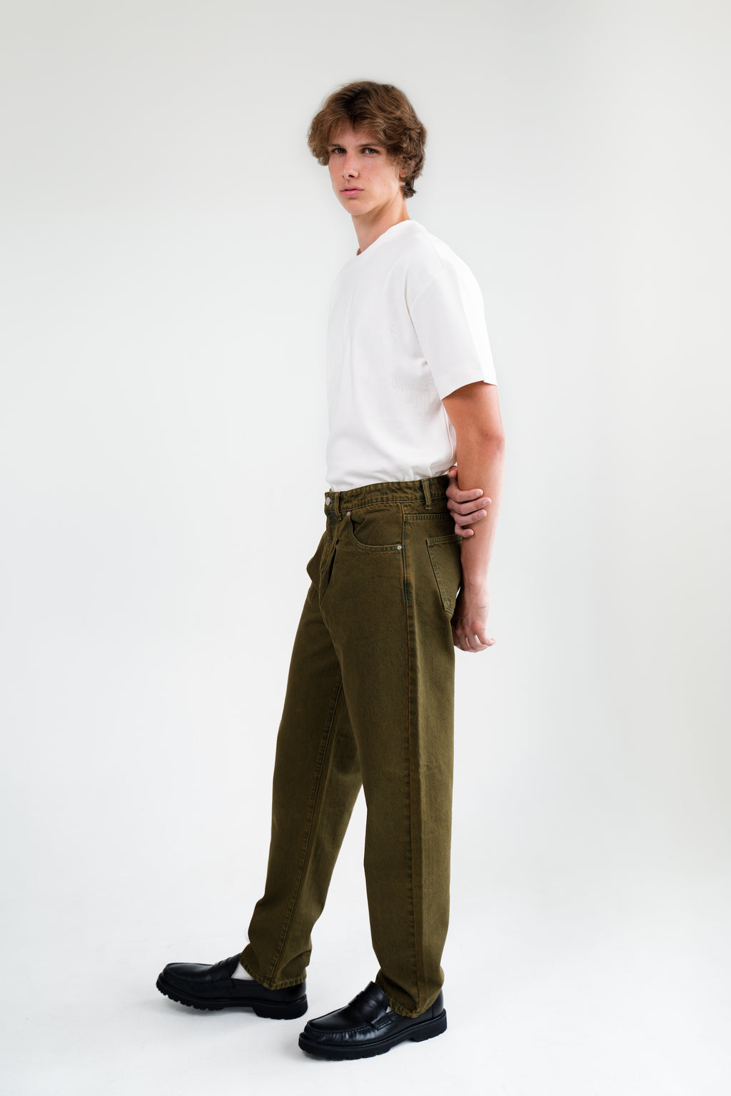 Pleated Core Jeans